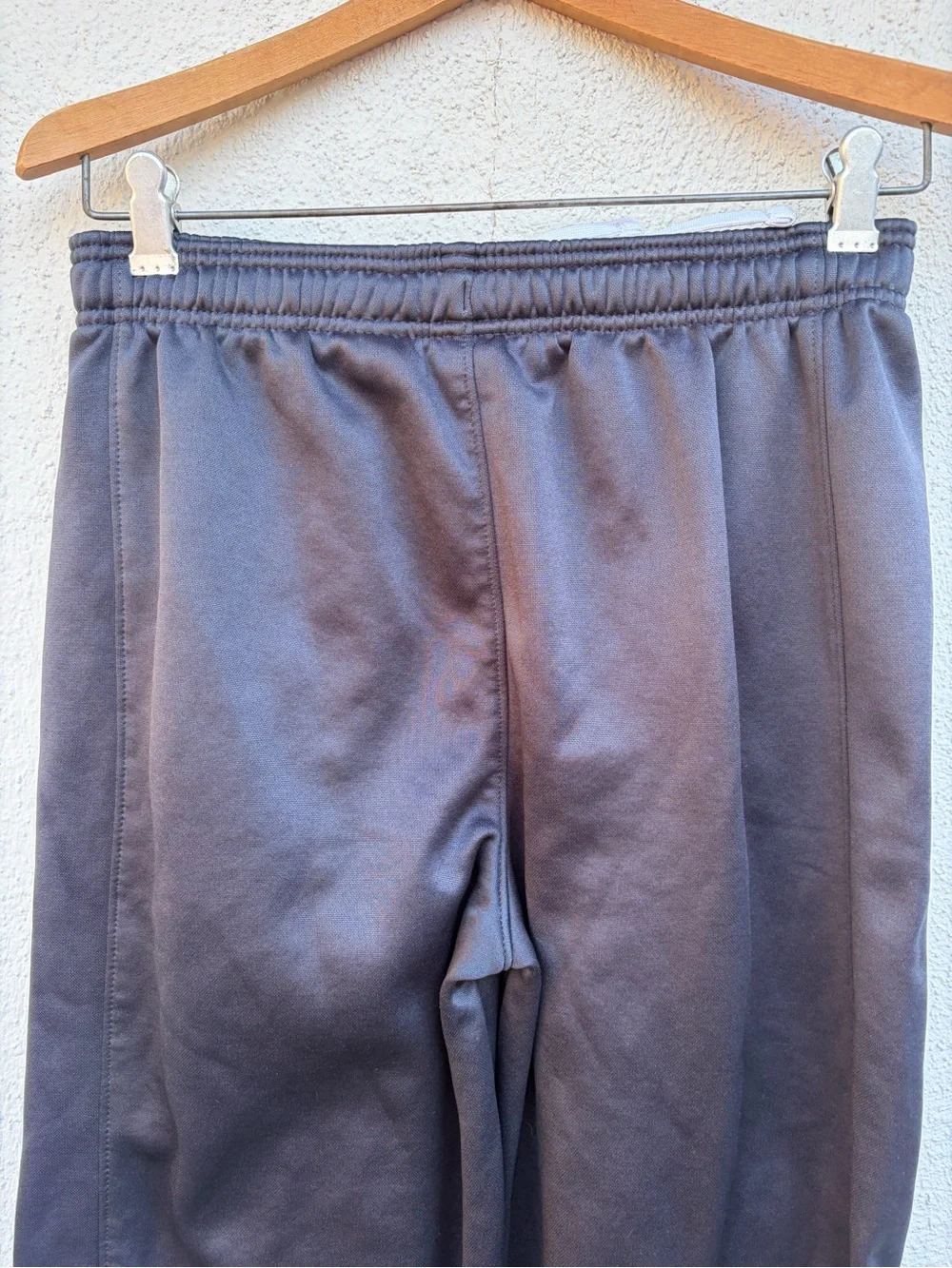 Puma Black Athletic Track Pants with Silver Logo  Kids Unisex Size XL - Picture 11 of 15